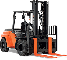 Toyota forklift popup image